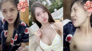 คลิปหลุด  ndream น้องดรีม สาวตัวเล็กเซ็กจัดใส่ชุดนอนโดกนผัวจับซอยหีรัวๆคาชุดเสียวนอนเสียวหีโดนเย็ดแตกในฟินๆ